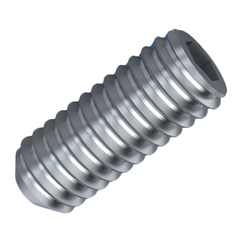 Set Screw DIN913/ISO4026 M3x12 ST-45H Zinc Hex Socket Flat Point