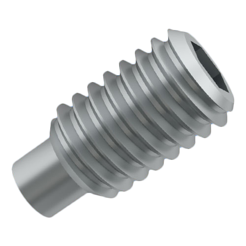 Set Screw DIN915/ISO4028 M5x8 ST-A2 Stainless Hex Socket Dog Point