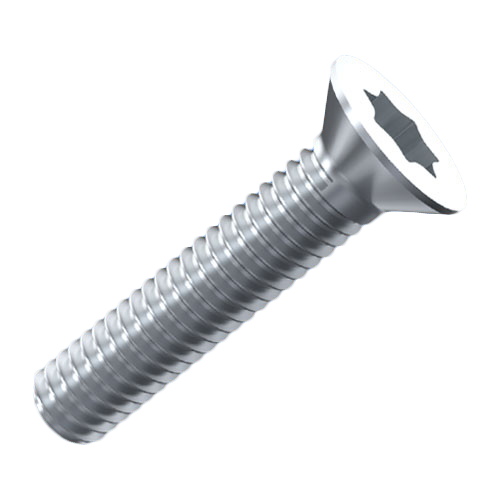 Countersunk Screw ISO7046 M6x12 Galvanized Steel 4.8 Torx