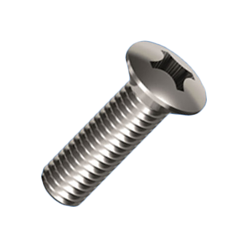 Countersunk Screw ISO7047 M2x6 A2 Plain Stainless Steel Cross Recessed