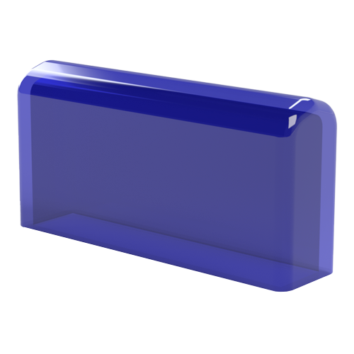 Quick Fit Fuse Cover 8x32mm fuse PVC blue