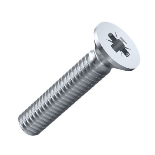 Countersunk Screw ISO7046 M2x20 A2 Plain Stainless Steel Cross Recessed