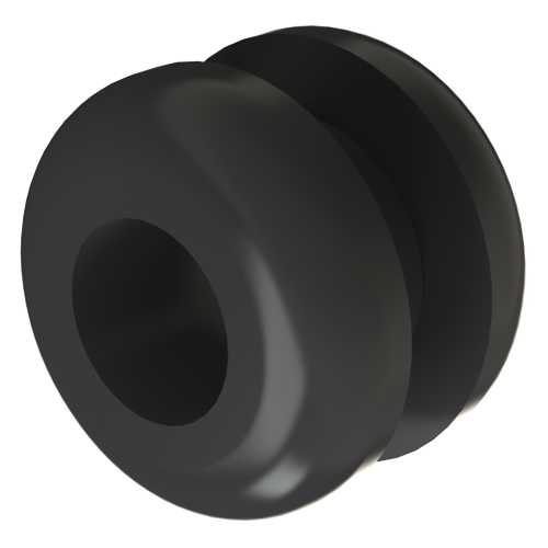 Hole Grommet 5.0/7.0-3.0mm NBR (Nitrilrubber) black