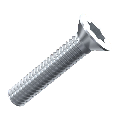 Countersunk Screw ISO7046 M6x40 Galvanized Steel 4.8 Torx