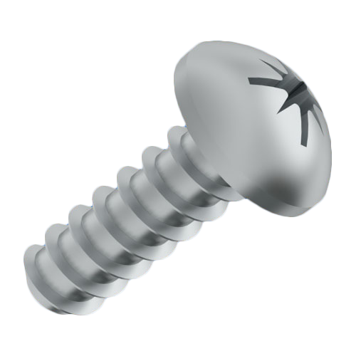 Tapping Screw DIN7981F Ø2.9x9.5 Galvanized Steel Cross Recess Pan Head