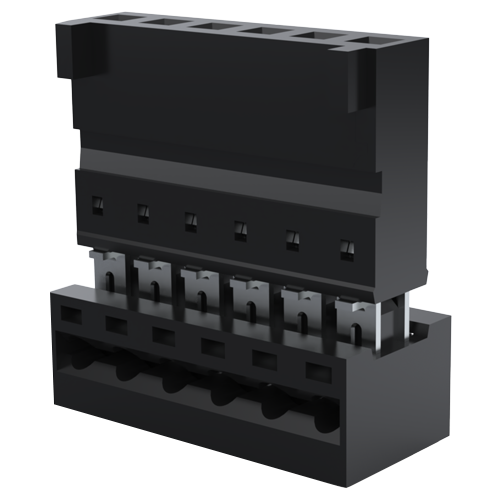 Steckverbinder IDC AUTOCOM 6-polig für Flachkabel AWG 26-28