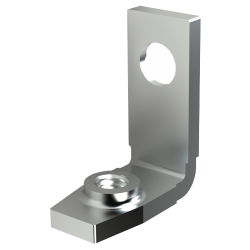 Mounting Bracket 1x M3 / 1x ø3.5mm Steel,zinc-plated/14.5x12x6mm