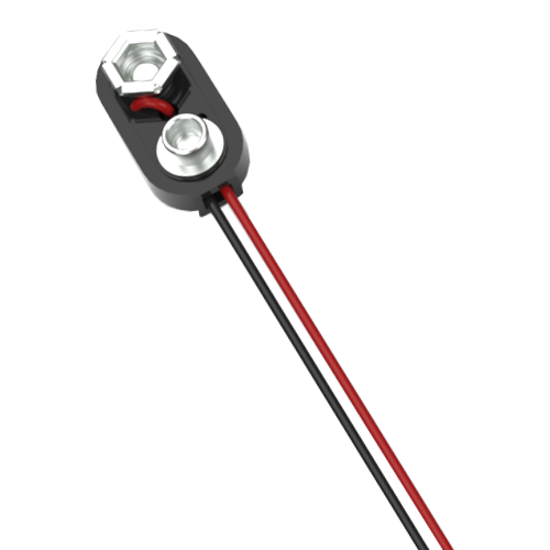 Batterie-Anschluss 9V I-Form ABS/Drahtlänge 110mm