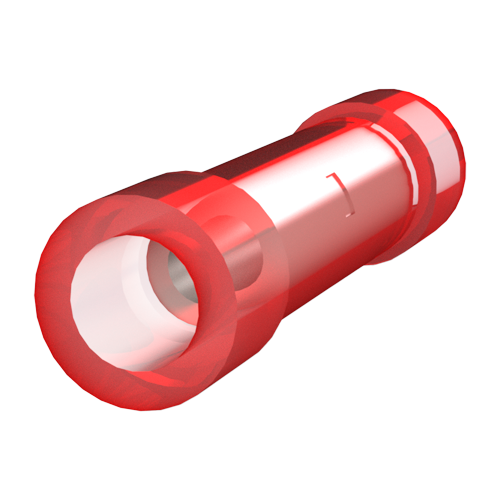 Butt Connector 0.5-1.5mm²/AWG22-16 Polyamid red/UL-listed E329382