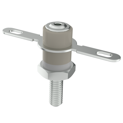 Ceramic Solder Terminal M3x8mm with Solder Eyelets tinned