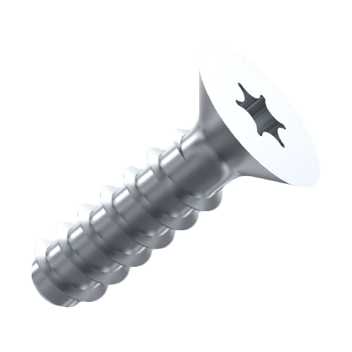 Self-Tapping Screw for Plastic 3x12 PT A2 Plain ST STL Torx Countersunk