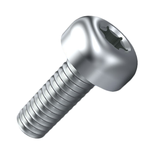 Flat Head Screw ISO7045 M2.5x8 Galvanized Steel 8.8 Torx Pan Head