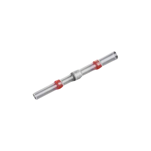 Solder connector 0.8-2mm²/42mm Polyolefin insul.sleeve transparent