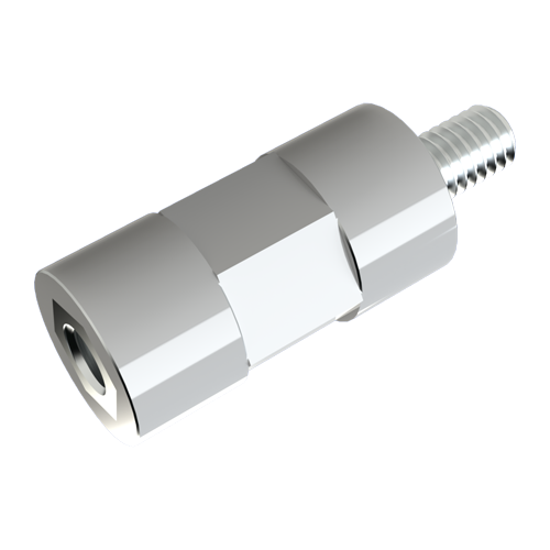 Insulated Standoff PBS-Steel M/F AF9x25 | F=M4x7 M=M4x7