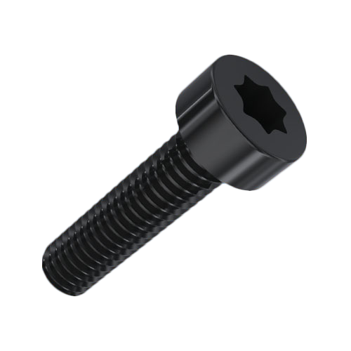 Cheese Head Screw ISO14580 M5x16 Black Galvanized Steel 8.8 Torx