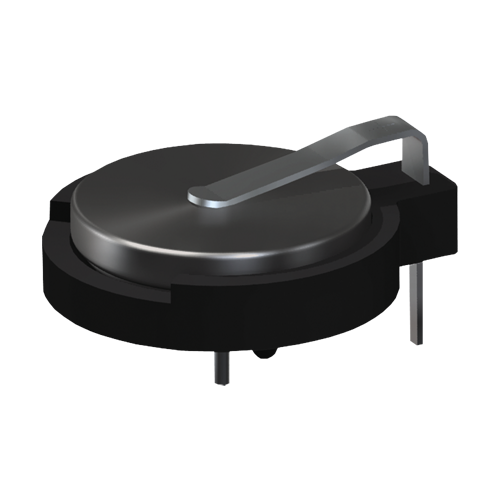 Coincell Holder for ø20mm cells PBT UL94-V0 with tinned PCB-terminals