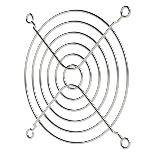 Schutzgitter 92 x 92 - 6-Ringe / Befestigungsöse, Standard 1,6 mm