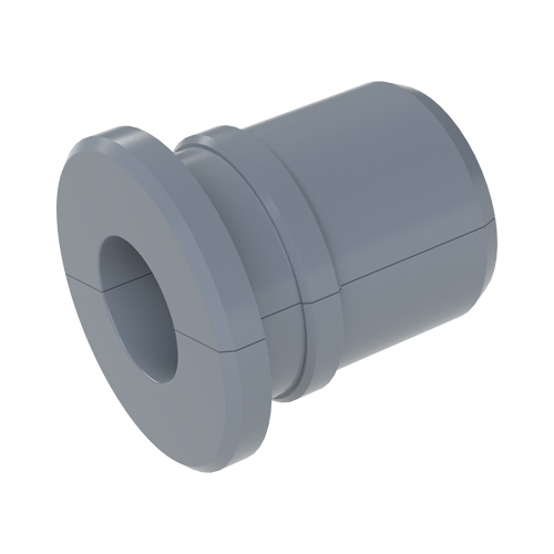 Straight-Thru Strain Relief Bushing cable clamping 4.8-6.8mm grey