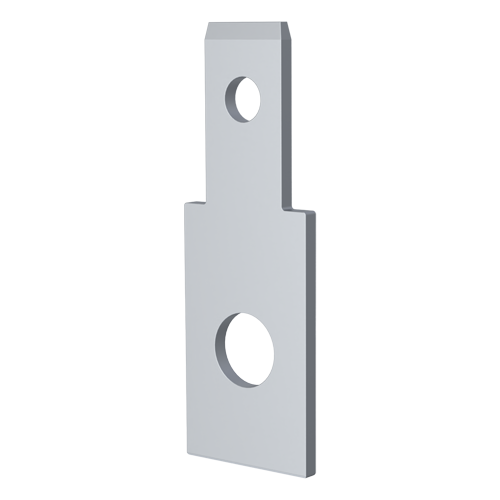 Flachstecker 6,3x0,8 | ø6,3 Messing verzinnt