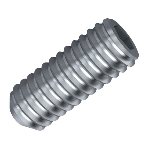 Set Screw DIN913/ISO4026 M8x45 ST-45H Zinc Hex Socket Flat Point