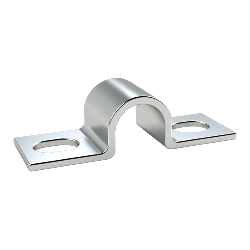 Cable Clamp Two-Sided Fastening Ø 7.0 | Hole Ø 4.2 | Galvanized Steel