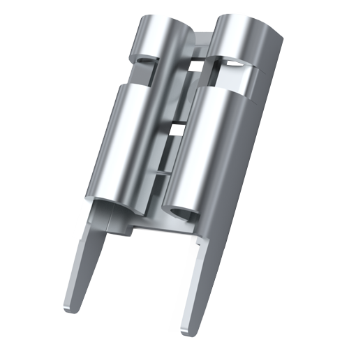 Fast-on receptacle 6.3x0.8mm max. 12A Brass tinned for hole ø1.3mm