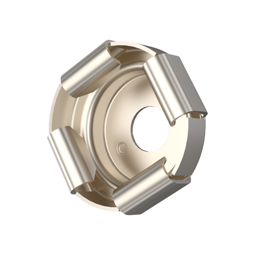 Kronenkontakt 5,2/5,7mm - 4 Prong für 9V-Batterie Anschluss