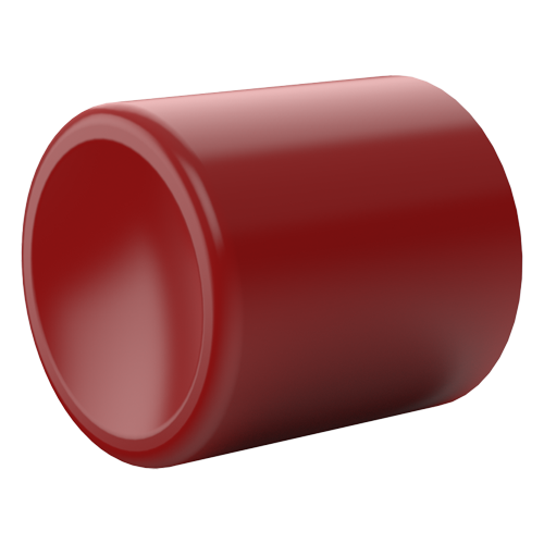 Pushbutton ø3.8mm x 4mm Polycarbonat red