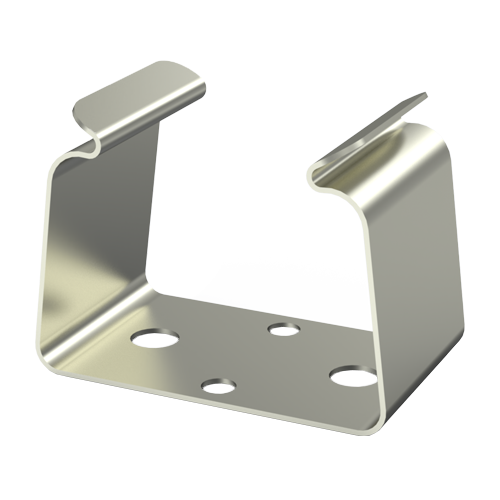 Battery Holder for 9V cell Steel nickel-plated