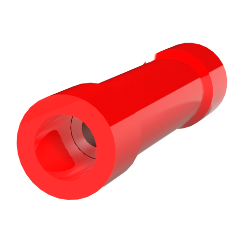 Butt connector 0.5-1.5mm² AWG22-16 PVC red - copper tinned E329382