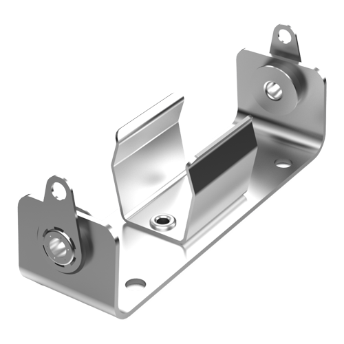 Batteryholder 1x Mignon "AA" cell Aluminium,pure/solder lugs