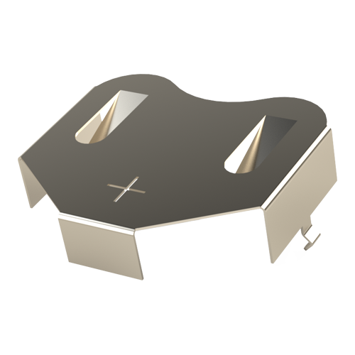 Coincell Retainer for ø20mm cells PCB Thru Hole Mounting ø0.073/1.9mm