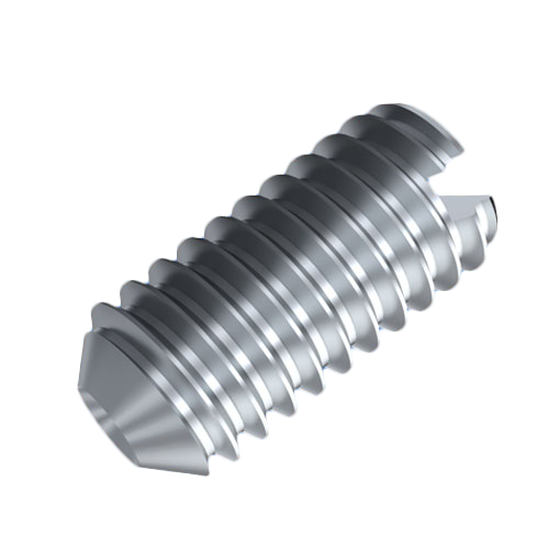 Set Screw DIN438/ISO7436 M3x5 ST-4.8 Zinc Slotted Cup Point