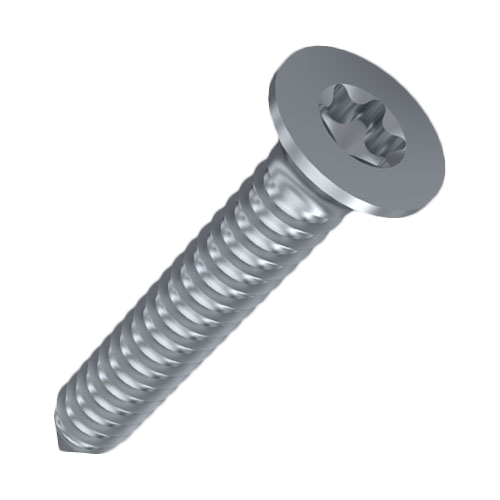 Tapping Screw ISO14586 Ø2.2x6.5 Galv. Steel Case Hardened Torx CSK Head