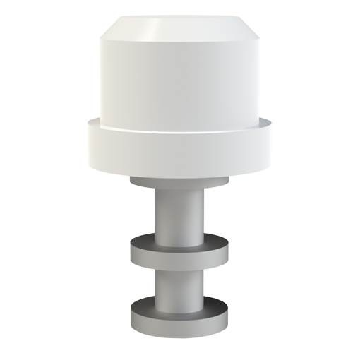 Soldering Pins & Soldering Contacts: Solder Terminal Insulation Teflon Press-Mount/Brass,silver-plated