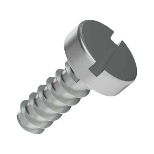 Tapping Screw DIN7971F Ø2.2x4.5 Galvanized Steel Slotted Pan Head