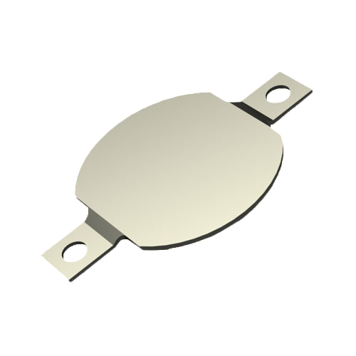 Coin Cell Contact SMD Negativ/Minus Brass nickel-plated