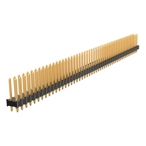 Stiftleiste 2x 50 polig 17,7mm Isolierkörper 2,5mm