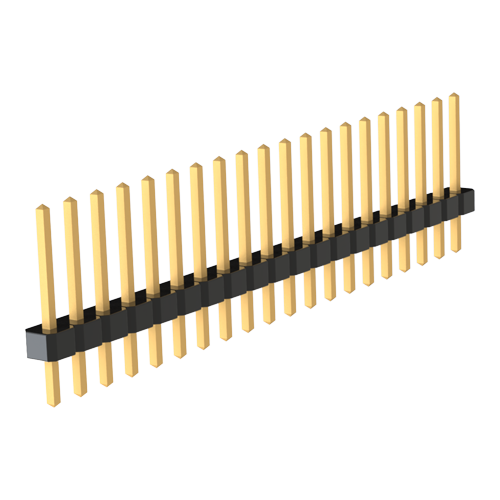 Stiftleiste 1x 20 polig/24,9mm Isolierkörper 2,5mm