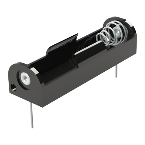 Batteryholder 1x Mignon "AA" cell for PCB mounting pin 13mm +/-0.5mm