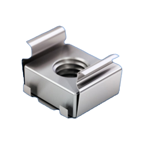 Cage Nut M6 Panel Thk. Range 0.7-1.6mm A2 Plain Stainless Steel / Galv. Steel