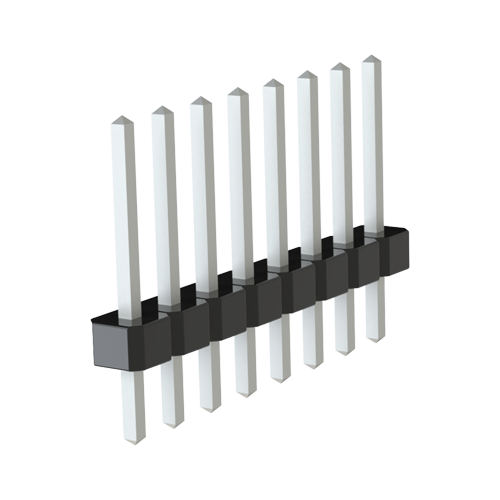 Stiftleiste 1x 8-polig mit Isolierkörper 2,6mm