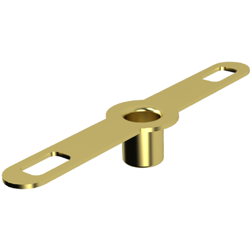 Eyelet Terminal ø2.5/5.0x20mm 90° Brass pure